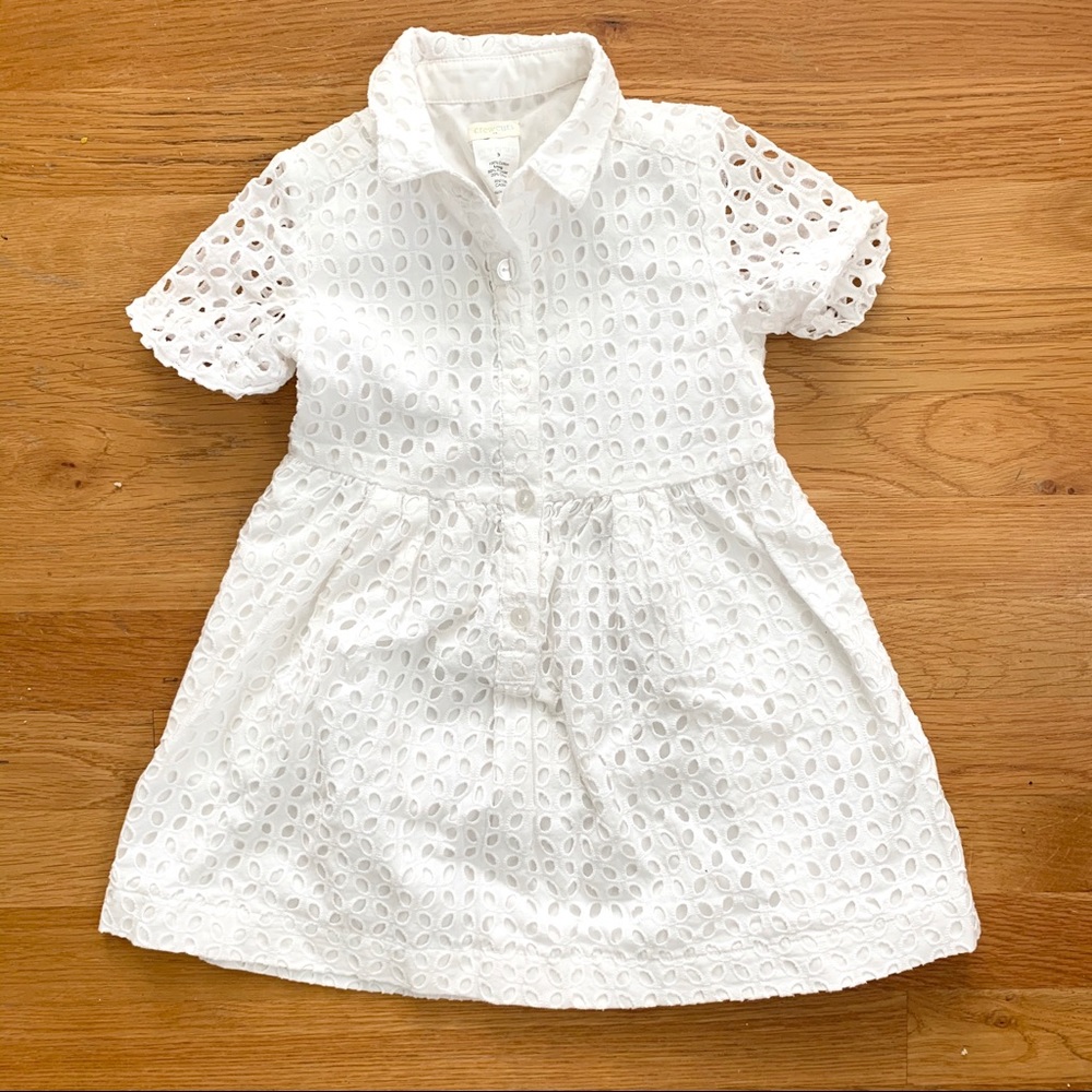 J Crew crewcuts eyelet dress - size 3